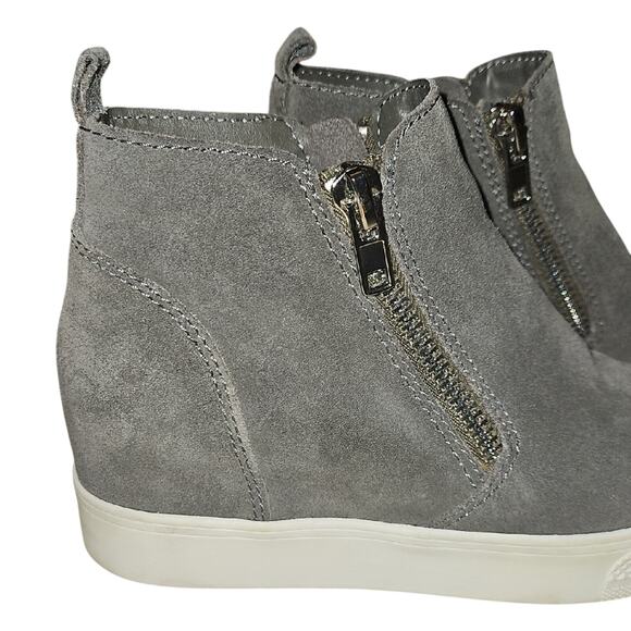 Steve Madden Gray Sneakers with Side Zipper - Picture 7 of 7